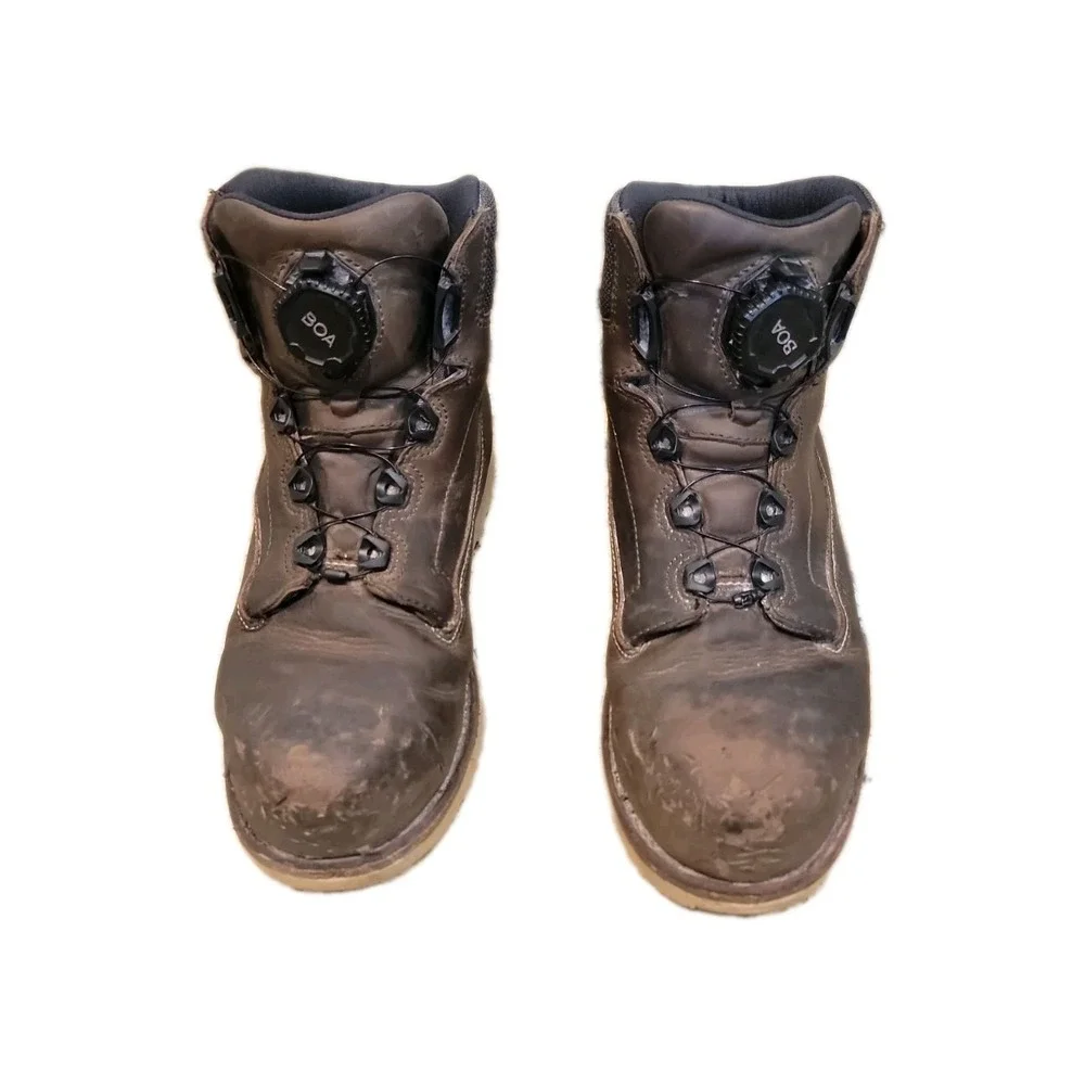 Red Wing Traction Tred lite Men's Boots 2462 Sz 8.5EE BOA Safety Toe Waterproof